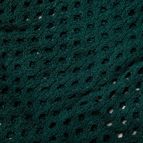 NEW! Teal Open Stitch Dolman Sweater - Picture 6 of 6